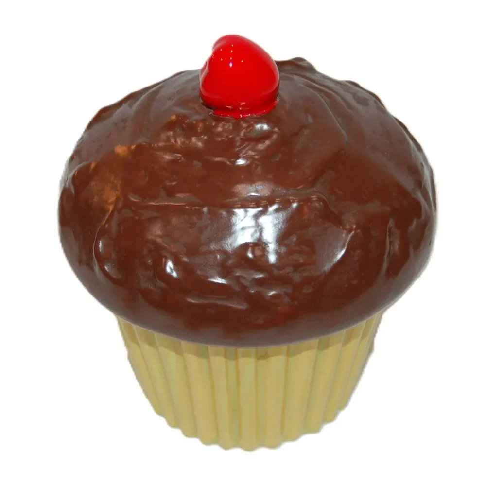 VINTAGE CERAMIC CHOCOLATE CUPCAKE 6
